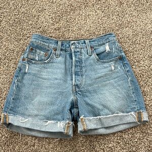 Denim shorts